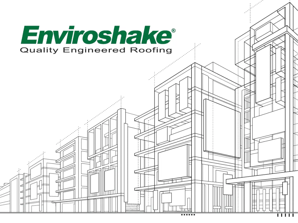 Architect reviewing Enviroshake roofing specifications for continuing education credit