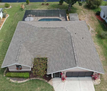 Customized Tampa roof repair for unique home design