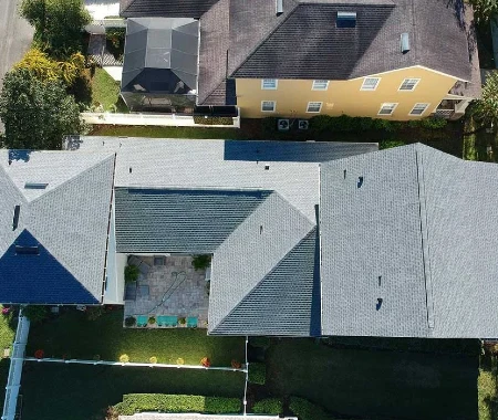 Roof of a luxury building